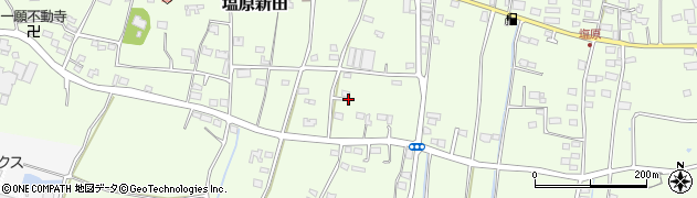 静岡県御前崎市塩原新田周辺の地図