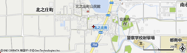 奈良県奈良市北之庄町396周辺の地図