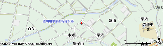愛知県田原市六連町一本木26周辺の地図