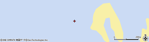 大潟洲周辺の地図