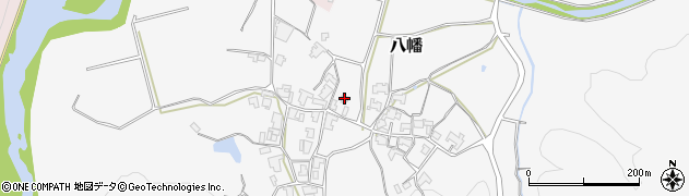 三重県名張市八幡633周辺の地図