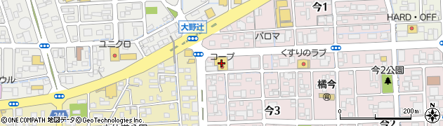 コープ大野辻周辺の地図