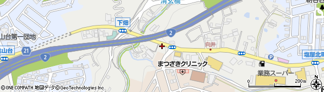兵庫県神戸市垂水区下畑町（清玄作山）周辺の地図