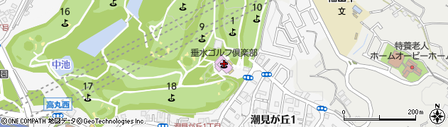垂水ゴルフ倶楽部周辺の地図