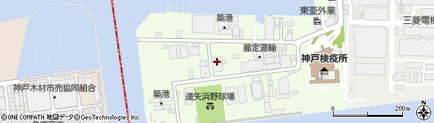 兵庫県神戸市兵庫区遠矢浜町周辺の地図