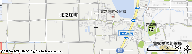 奈良県奈良市北之庄町373周辺の地図