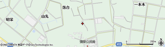 愛知県田原市六連町一本木300周辺の地図