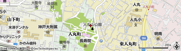 人丸神社周辺の地図
