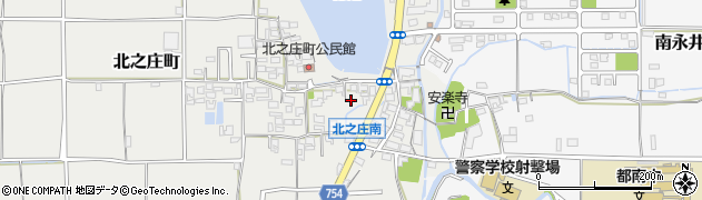 奈良県奈良市北之庄町401周辺の地図