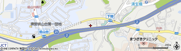 兵庫県神戸市垂水区下畑町（箱木谷）周辺の地図