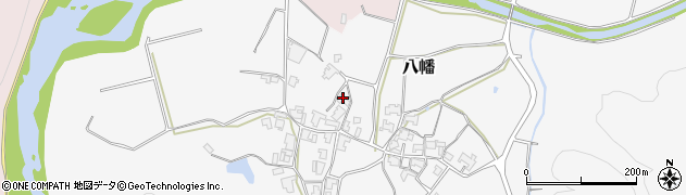三重県名張市八幡643周辺の地図