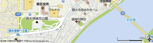岡山県岡山市東区西大寺南周辺の地図