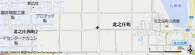 奈良県奈良市北之庄町501周辺の地図