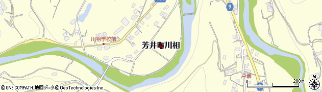 岡山県井原市芳井町川相周辺の地図