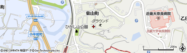 奈良県生駒市東山町1138-11周辺の地図