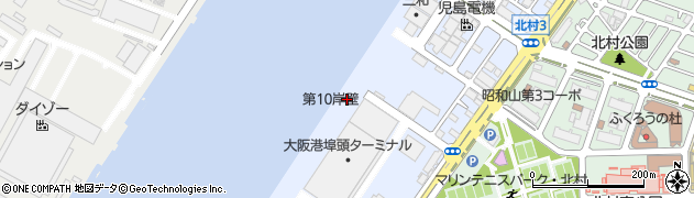 大阪府大阪市大正区北恩加島周辺の地図