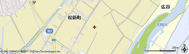岡山県岡山市東区松新町周辺の地図