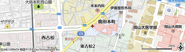 サンツウ株式会社　岡山営業所周辺の地図