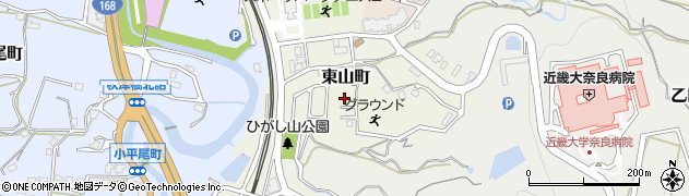 奈良県生駒市東山町1138-7周辺の地図