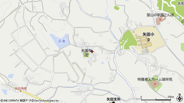 〒639-1058 奈良県大和郡山市矢田町の地図