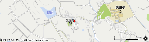矢田学童保育所周辺の地図
