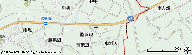愛知県田原市六連町（東浜辺）周辺の地図
