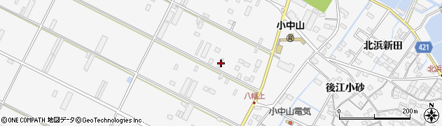 愛知県田原市小中山町八幡上199周辺の地図