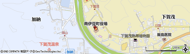 南伊豆町役場　総務課周辺の地図