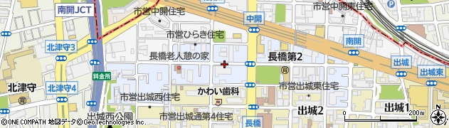大阪府大阪市西成区南開周辺の地図