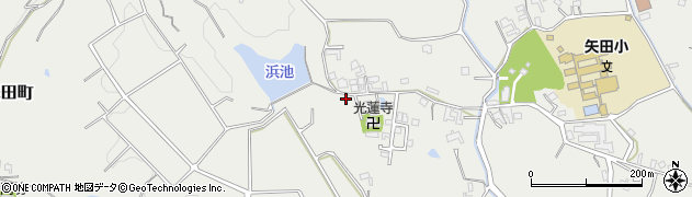 奈良県大和郡山市矢田町2872周辺の地図