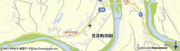 岡山県井原市芳井町川相1393周辺の地図