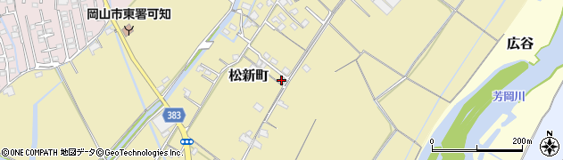 岡山県岡山市東区松新町365周辺の地図
