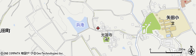 奈良県大和郡山市矢田町2868周辺の地図