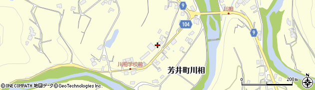 岡山県井原市芳井町川相1447周辺の地図