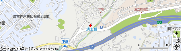 兵庫県神戸市垂水区下畑町（前田）周辺の地図