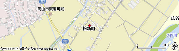 岡山県岡山市東区松新町297周辺の地図