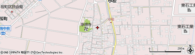 三重県津市香良洲町（小松）周辺の地図