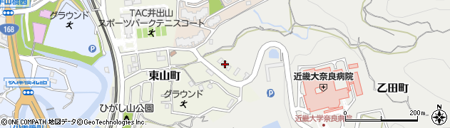 奈良県生駒市東山町1126周辺の地図