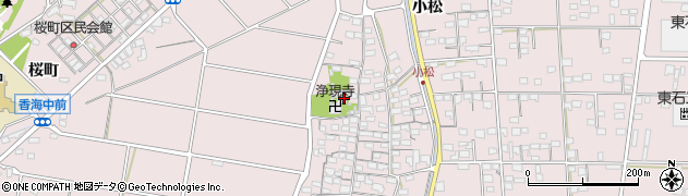 浄現寺周辺の地図