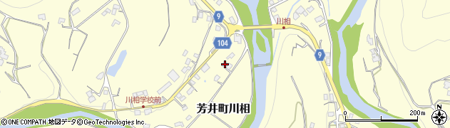 岡山県井原市芳井町川相1357周辺の地図