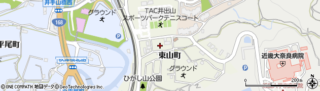 奈良県生駒市東山町425周辺の地図