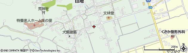 岡山県倉敷市山地933周辺の地図