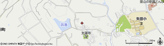 奈良県大和郡山市矢田町2865周辺の地図