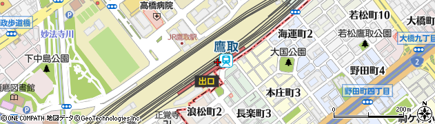 鷹取駅周辺の地図
