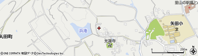 奈良県大和郡山市矢田町2866周辺の地図