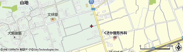 岡山県倉敷市山地48周辺の地図