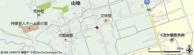 岡山県倉敷市山地937周辺の地図