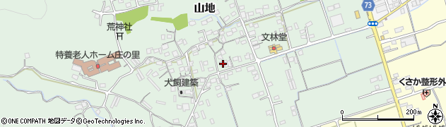 岡山県倉敷市山地932周辺の地図