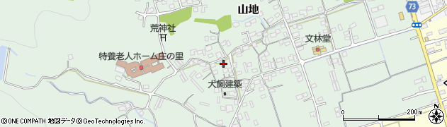 岡山県倉敷市山地1057周辺の地図