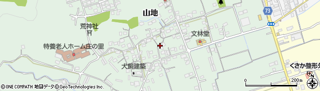 岡山県倉敷市山地930周辺の地図
